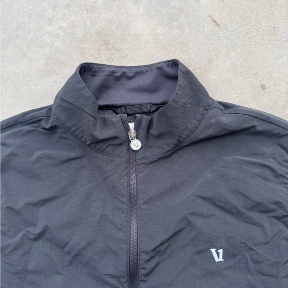 Vuori Men's Sunday Element Track Jacket Black Jacket Zip Up - Picture 5 of 5